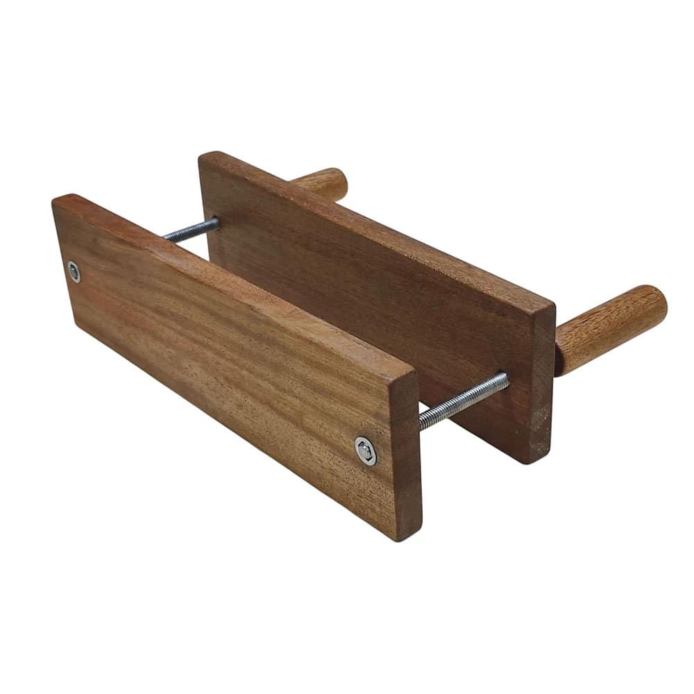 Prensa vertical de mesa para encadernação manual