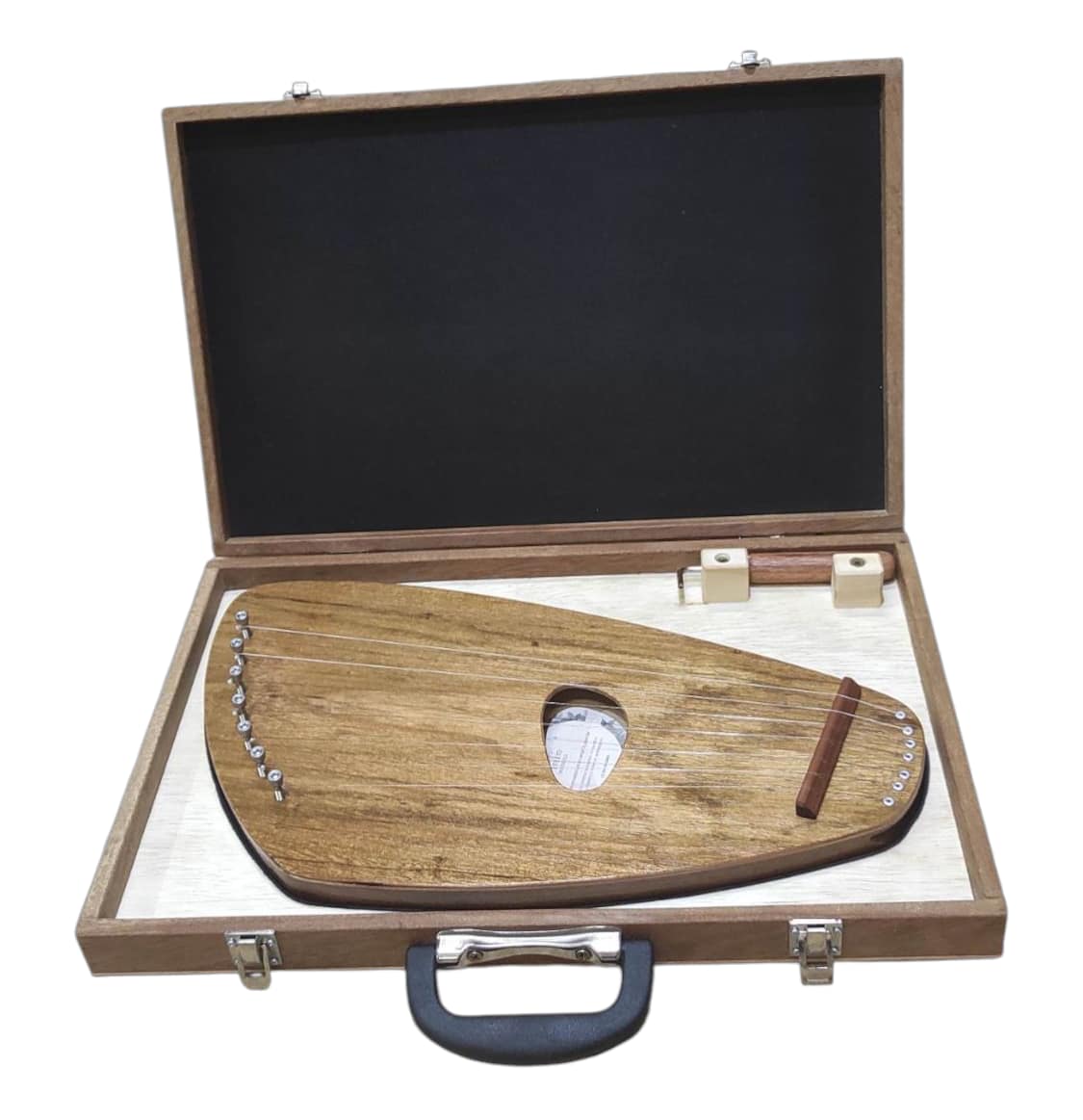 kantele pentatonico 7 cordas freijo com estojo