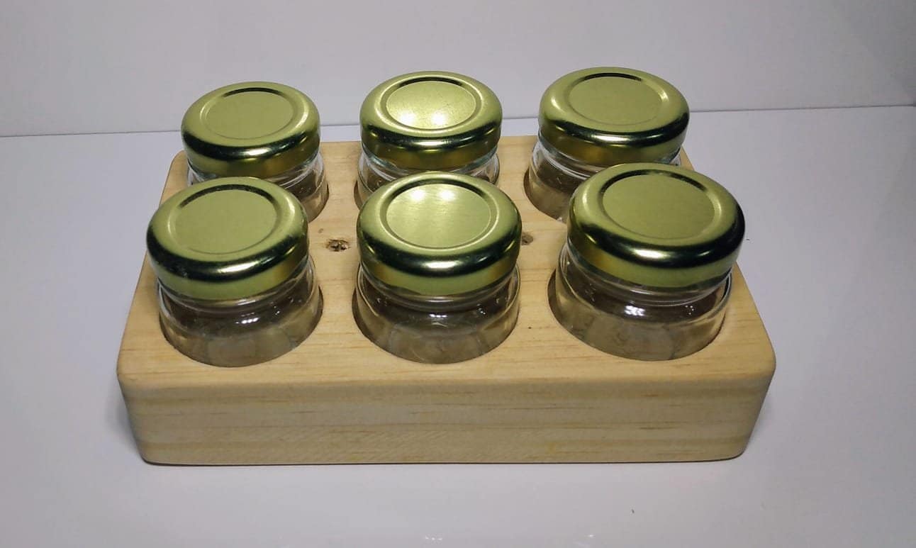 Kit para aquarela com 6 vidros - Imagem 2