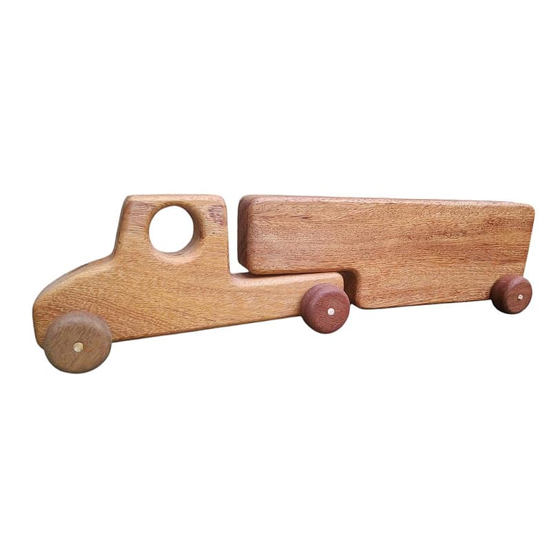carreta brinquedo de madeira