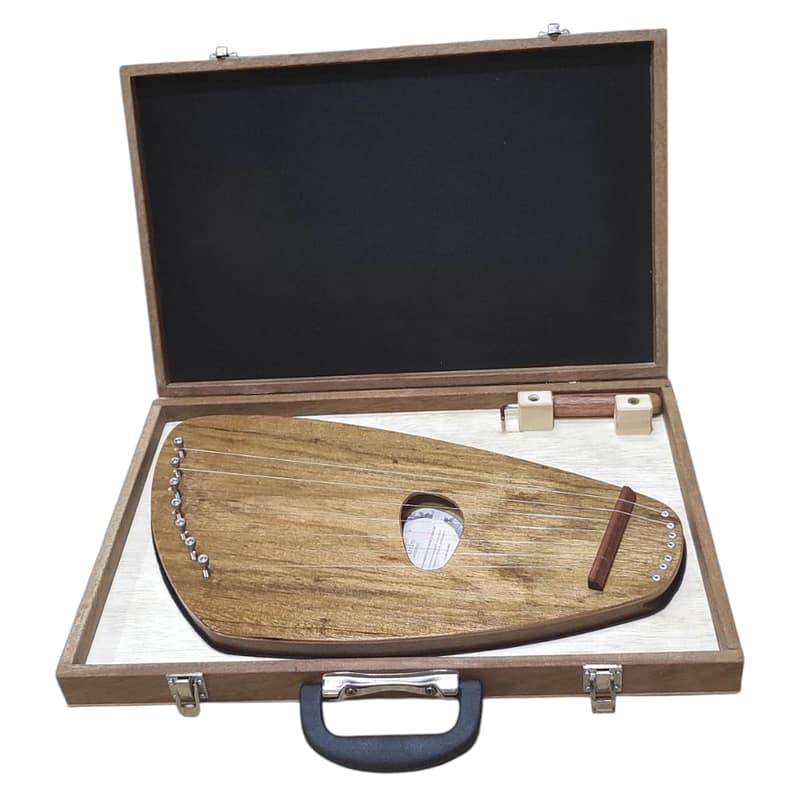 kantele pentatonico 7 cordas freijo com estojo